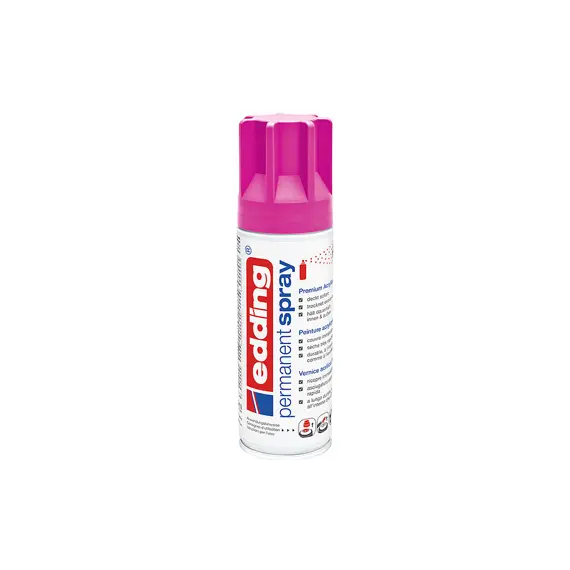 Tinta Acrílica Edding 5200 Spray 200ml Telemagenta