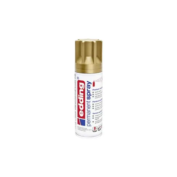 Tinta Acrílica Edding 5200 Spray 200ml Ouro Rico