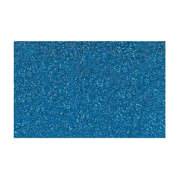 Placa de Cor Musgami Azul Glitter 50x70cm 1un