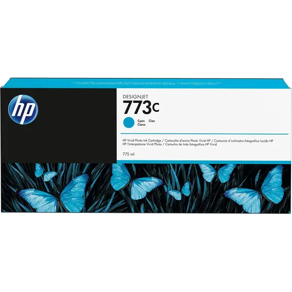 HP 773C original ink cartridge cyan standard capacity 775ml 1-pack