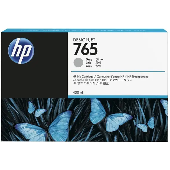 HP 765 ink cartridge grey standard capacity 400ml 1-pack