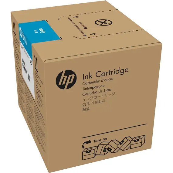 HP 871C 3L Cyan Latex Ink Cartridge