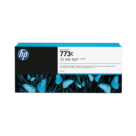 HP 773C original ink cartridge light grey standard capacity 775ml 1-pack