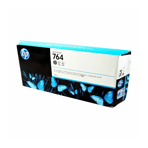 HP 764 original ink cartridge grey 300ml 1-pack
