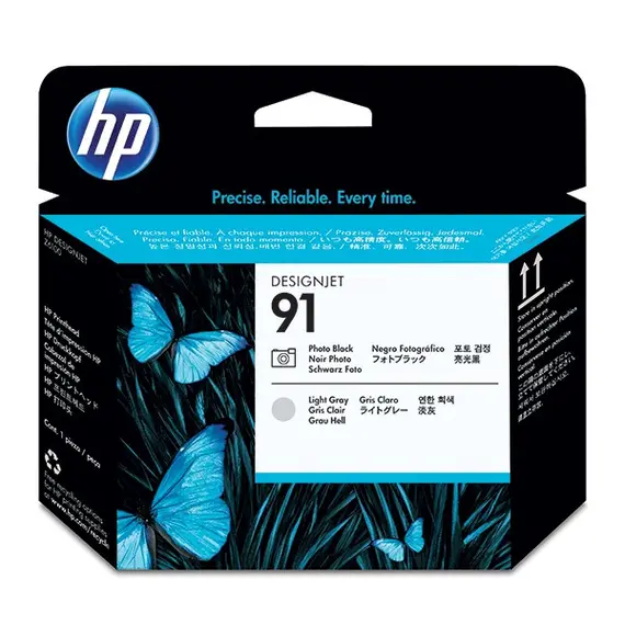 HP 91 original printhead C9463A photo black and light grey standard capacity 1-pack