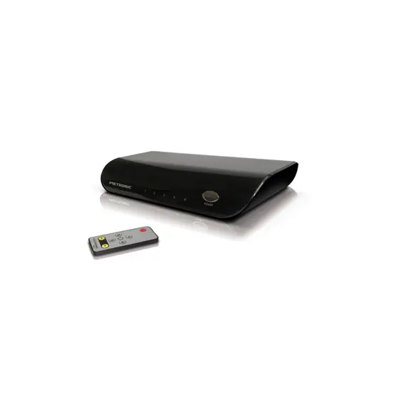 Comutador HDMI 4 portas com comando