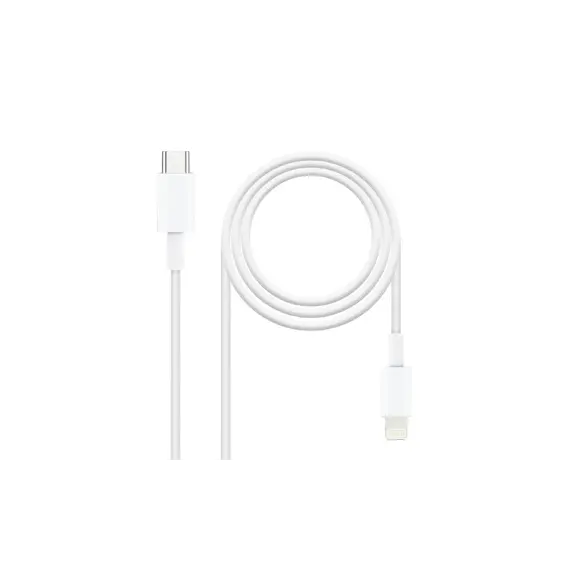 Cabo USB-C Macho para Lightning Macho 1m