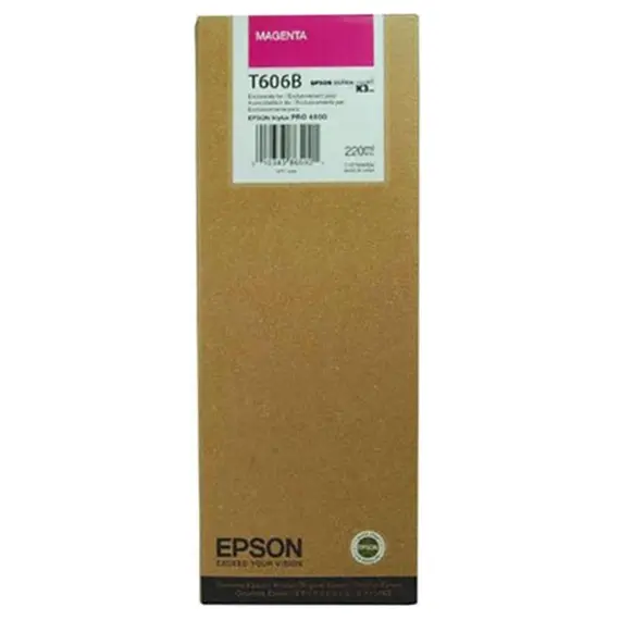 Tinteiro EPSON T606B Magenta 220ml - Stylus Pro 4800