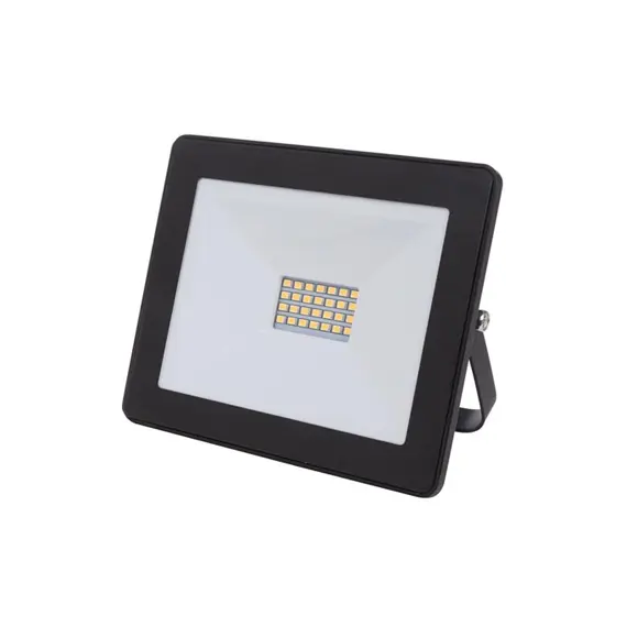 Projetor LED Exterior Branco Neutro 20W Preto