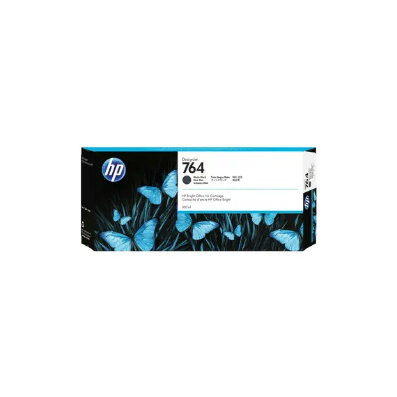 HP 764 original ink cartridge matte black 300ml 1-pack