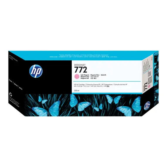 HP 772 original Ink cartridge CN631A light magenta standard capacity 300ml 1-pack