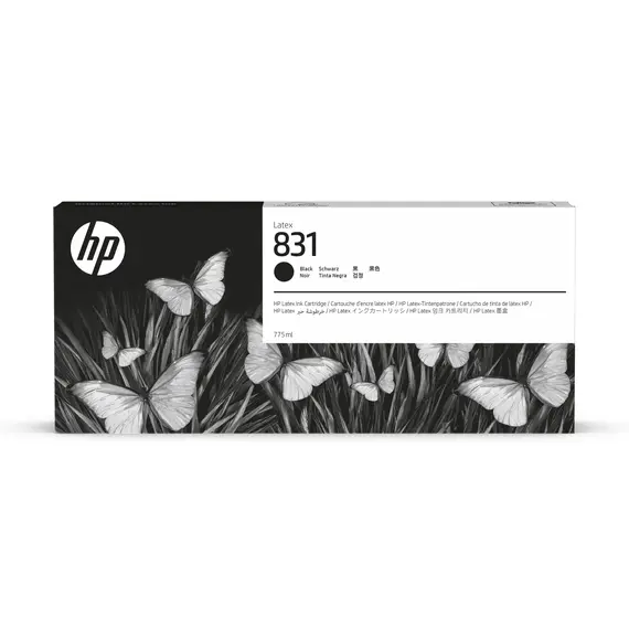 HP 831C 775ml Black Latex Ink Cartridge