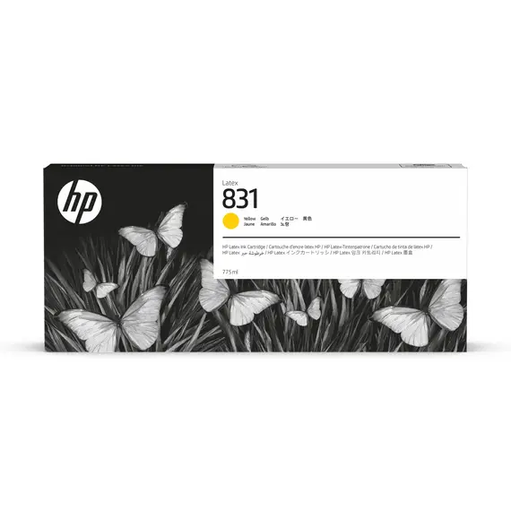HP 831C 775ml Yellow Latex Ink Cartridge