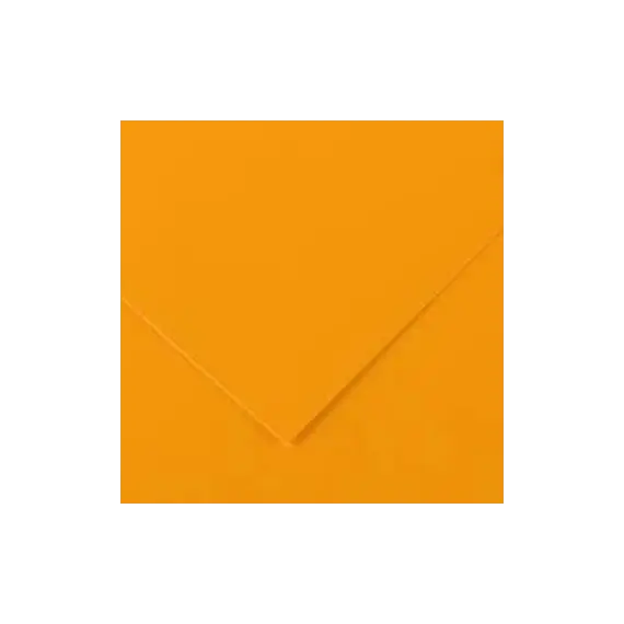 Cartolina 50x65cm Laranja Fluorescente 250g 25 Folhas Canson