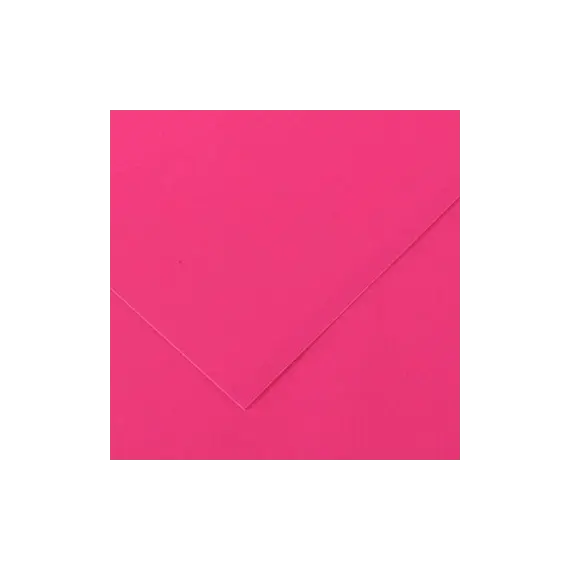 Cartolina 50x65cm Magenta Fluorescente 250g 25 Folhas Canson