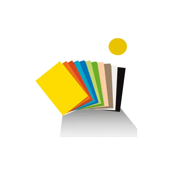 Cartolina 50x65cm Amarelo Torrado 4E 180g 1 Folha