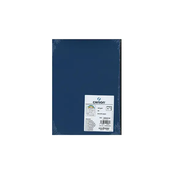 Cartolina A3 Azul Ultramarino 185g 50 Folhas Canson