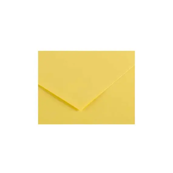 Cartolina 50x65cm Amarelo Limão 185g 1 Folha Canson