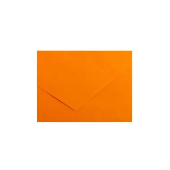 Cartolina 50x65cm Laranja Clementina 185g 1 Folha Canson