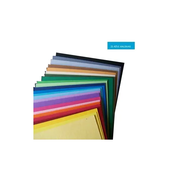 Cartolina 50x65cm Azul Maldivas 185g 1 Folha Canson