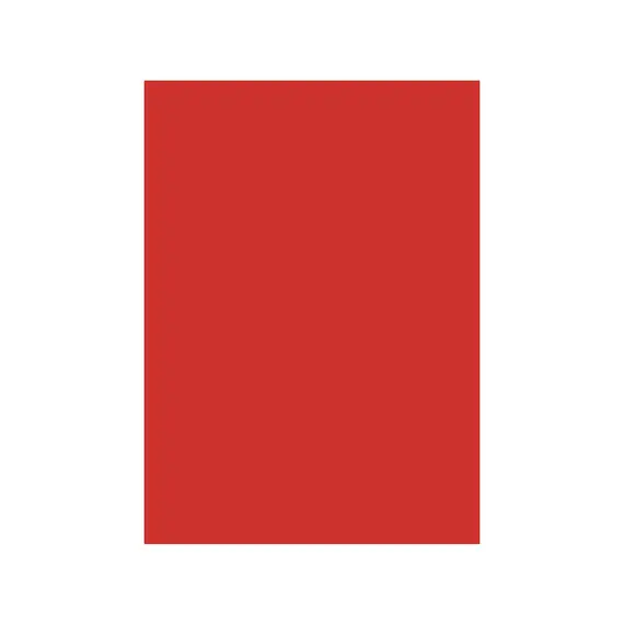 Cartolina A4 180g Vermelho 8F 1 Folha