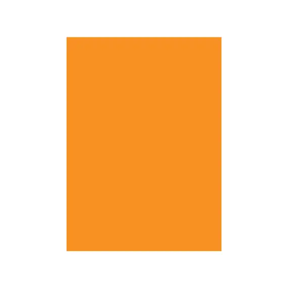 Cartolina A4 180g Laranja 6A 1 Folha