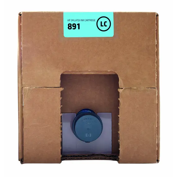 HP 3M 891 10L Lt Cyan Latex Ink Crtdg