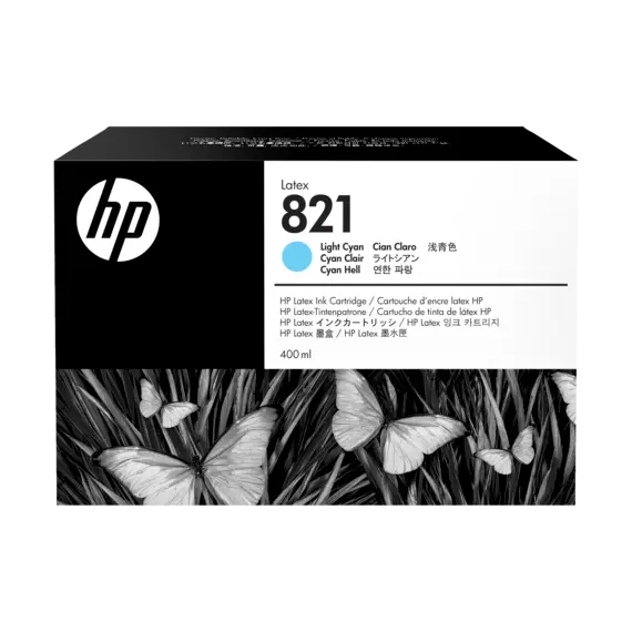 HP 821A 400ml Light Cyan Latex Ink Cartridge