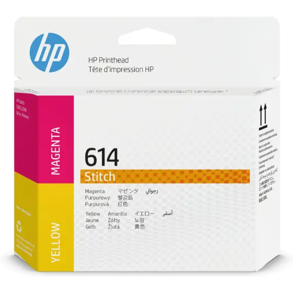 HP 614 Magenta and Yellow Stitch Printhead