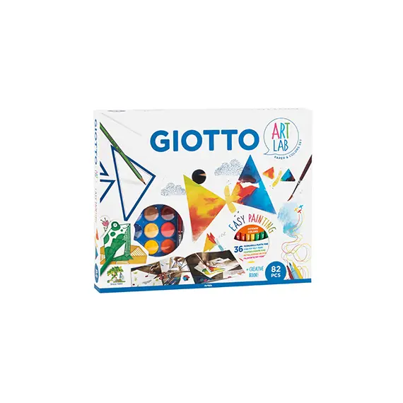 Conjunto Giotto Art Lab Easy Paiting 82 Pecas