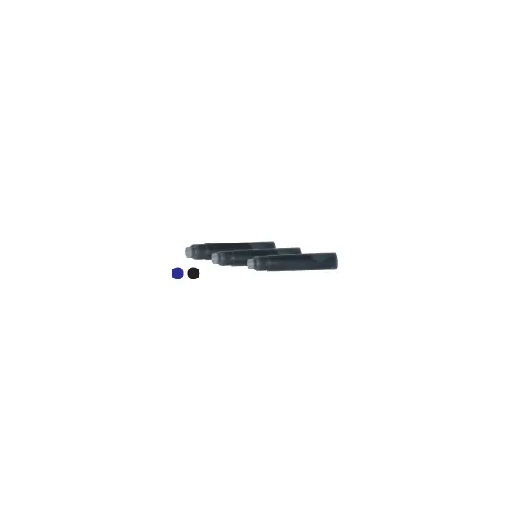 Tinta Canetas 6 Cartuxos Preto