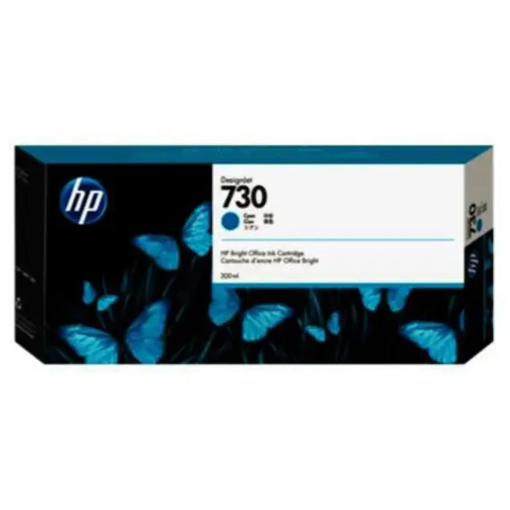 HP 730F 300-ml Cyan DesignJet Ink Cartridge