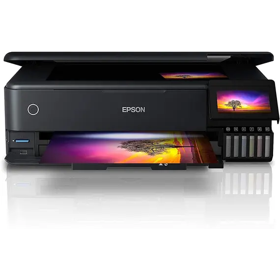 EPSON EcoTank ET-8550 MFP colour inkjet refillable A3 16ppm Print USB LAN Wi-Fi Black