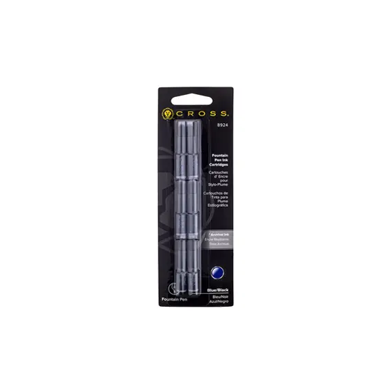 Cartucho Tinta Cross Azul Escuro/Preto 1 Und