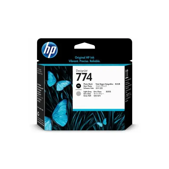 HP 774 Photo Black/Light Gray Printhead