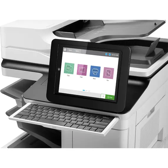 HP LaserJet Enterprise Flow MFP M635z MFP Mono laser 216x864mm A4 61ppm Print 3200sheets USB LAN