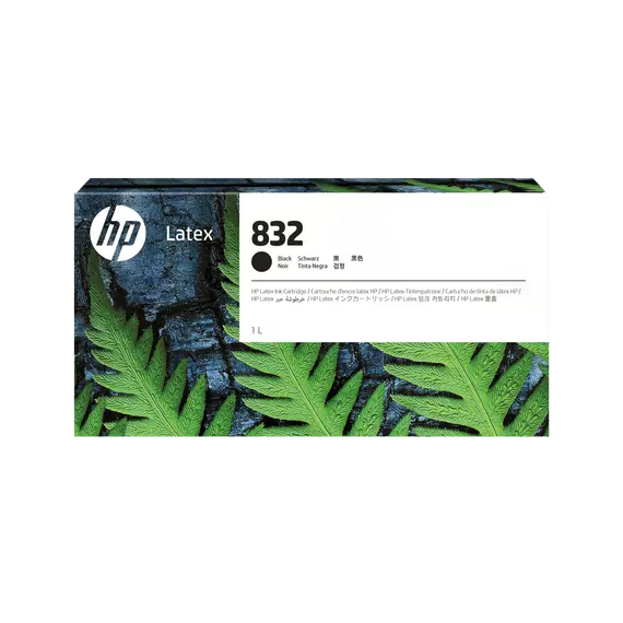 HP 832 1L Black Latex Ink Cartridge