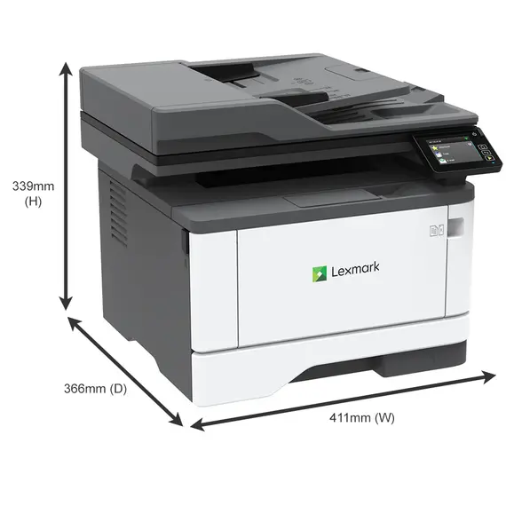 LEXMARK MX331adn MFP Mono laser 215.9x355.6mm A4 38ppm Copy 38ppm Print 350sheets USB LAN