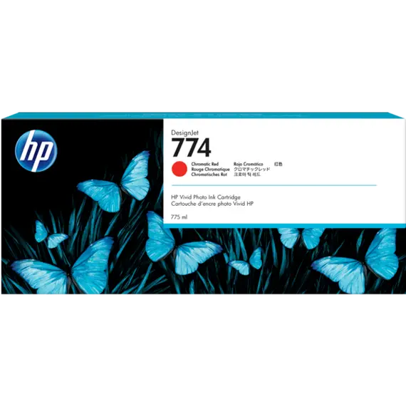 HP 774 775-ml Chromatic Red Ink Cartridge