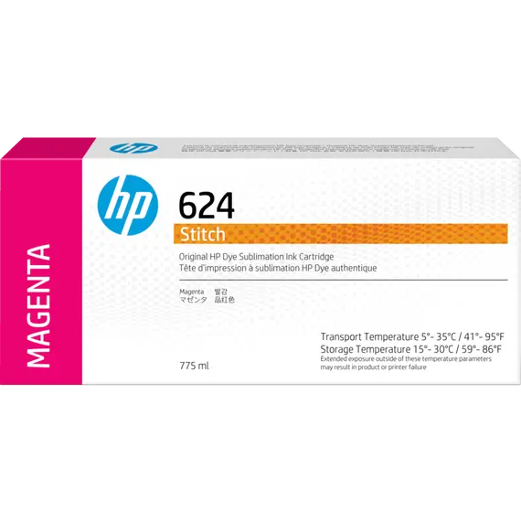 HP 624 775ml Magenta Dye Sublimation Ink Cartridge