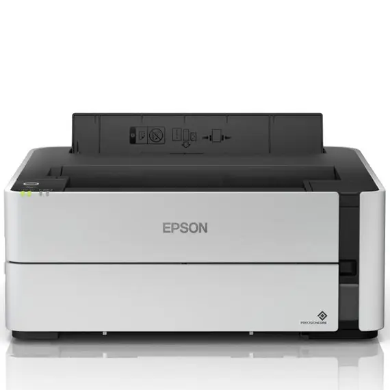EPSON EcoTank ET-M1180 Printer Mono B/W Duplex ink-jet refillable A4 1200x2400dpi 20ppm capacity 250 sheets USB 2.0 LAN Wi-Fi