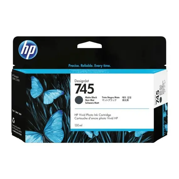 HP 745 original Ink cartridge F9J99A Matte Black 130 ml