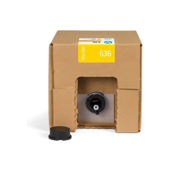 HP 636 3-liter Yellow Dye Sublimation Ink Cartridge