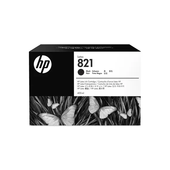 HP 821A 400ml Black Latex Ink Cartridge
