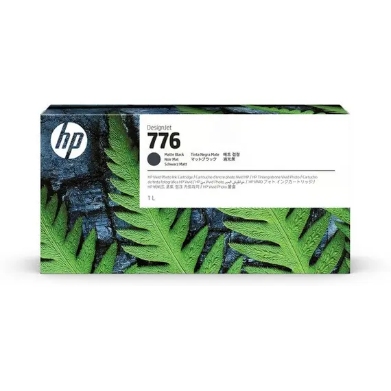 HP 776 1L Matte Black Ink Cartridge