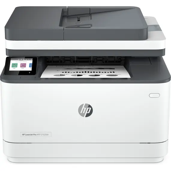 HP LaserJet Pro MFP 3102fdn MFP Mono laser A4 33ppm Copy 33ppm Print 250sheets USB LAN