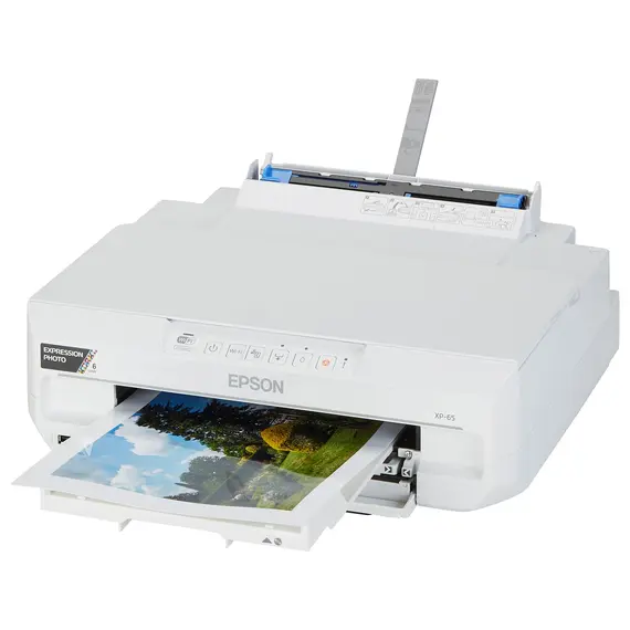 EPSON Expression Photo XP-65 Printer colour Duplex ink-jet A4 5760x1440dpi 9.5ppm mono/9ppm colour cap100 sheets USB LAN Wi-Fi