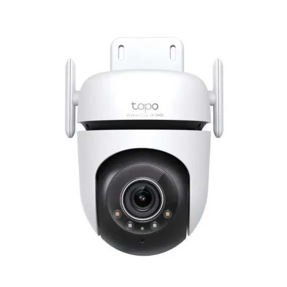 TP-LINK TAPO C520WS Outdoor Pan/Tilt Security Wi-Fi Camera 2K QHD 2560x1440 2.4GHz 2T2R 2x External Antennas 1x Ethernet Port