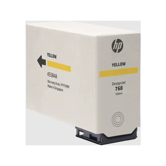 HP 768 Yellow 500-ml DesignJet Ink Cartridge