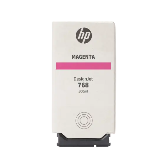 HP 768 Magenta 500-ml DesignJet Ink Cartridge